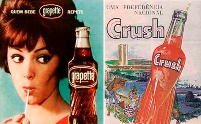 Refrigerantes Crush, Pepsi e Grapette (Foto: Reprodução, Internet) Refrigerantes Crush, Pepsi e Grapette (Foto: Reprodução, Internet)