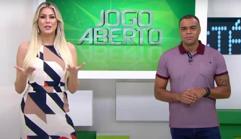 Ambos juntos no 'Jogo Aberto', na Band (Foto: Reprodução/ Internet) Ambos juntos no 'Jogo Aberto', na Band (Foto: Reprodução/ Internet)
