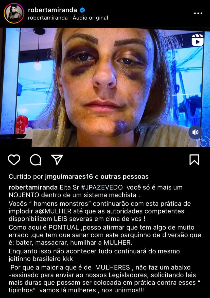 Roberta Miranda se enfurece com situação exibida no programa Fantástico, da Globo - Foto Reprodução Instagram Roberta Miranda se enfurece com situação exibida no programa Fantástico, da Globo - Foto Reprodução Instagram