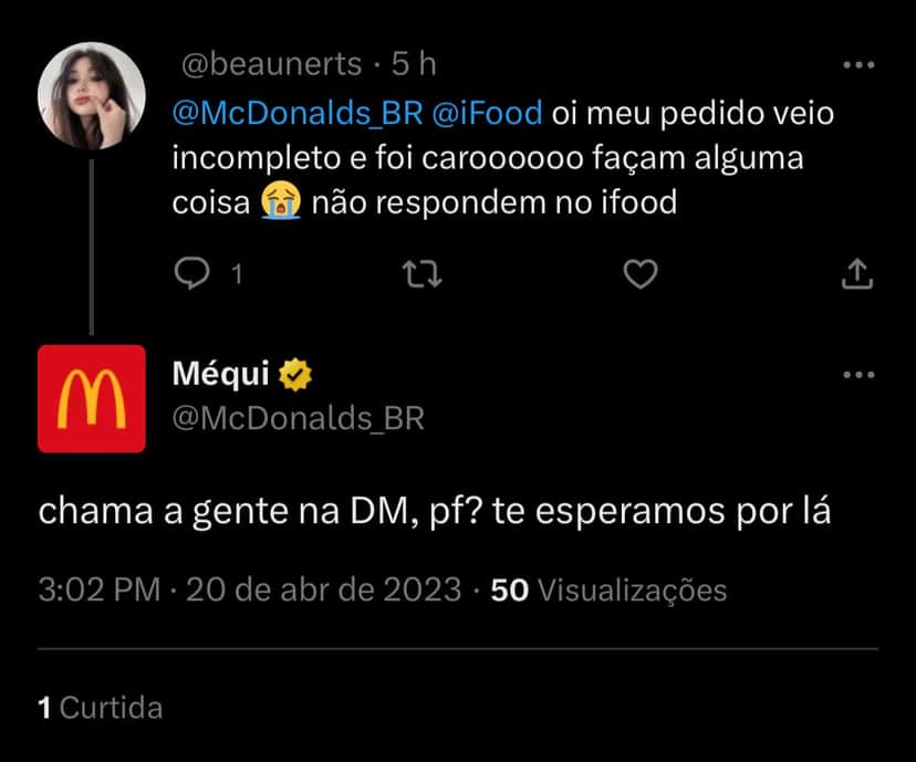 Situação envolvendo o McDonalds nesta quinta-feira, deixa clientes enfurecidos - Foto Reprodução Twitter Situação envolvendo o McDonalds nesta quinta-feira, deixa clientes enfurecidos - Foto Reprodução Twitter