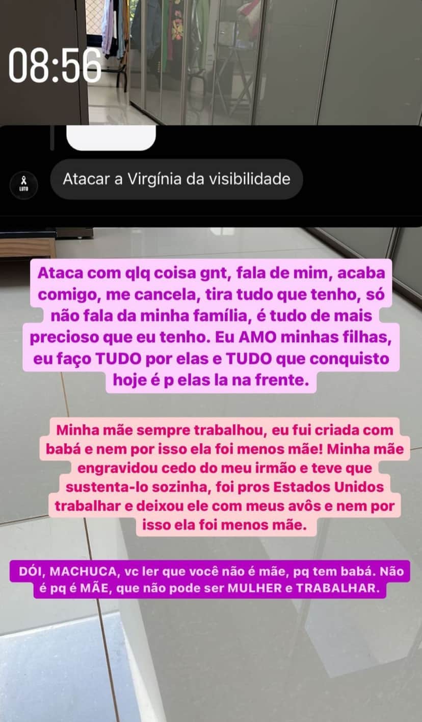 Virginia Fonseca desabafa após comentário de Evaristo Costa - Foto Reprodução Instagram 2 Virginia Fonseca desabafa após comentário de Evaristo Costa - Foto Reprodução Instagram 2