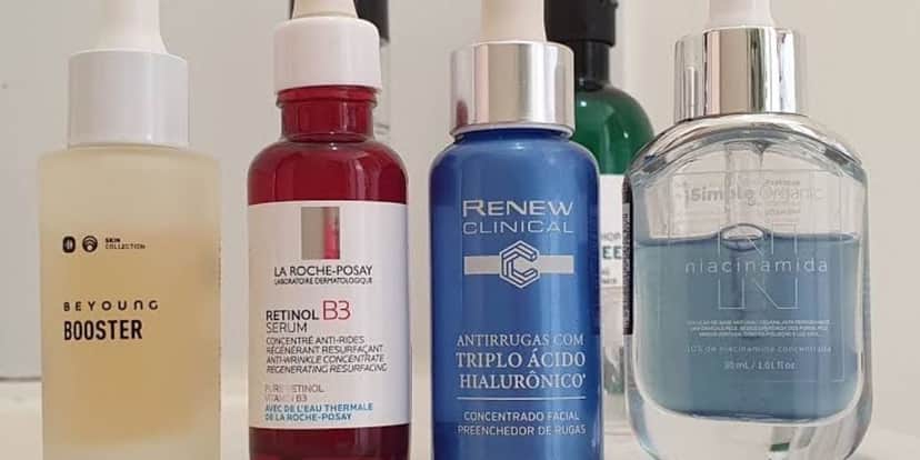 Séruns para utilizar na skin care (Reprodução/Internet) Séruns para utilizar na skin care (Reprodução/Internet)