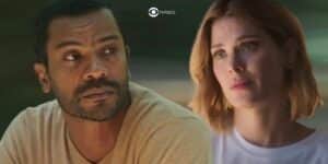Ben (Samuel de Assis) e Lumiar (Carolina Dieckmann) em Vai na Fé (Foto: Reprodução / Globo / Montagem TV Foco) Ben (Samuel de Assis) e Lumiar (Carolina Dieckmann) em Vai na Fé (Foto: Reprodução / Globo / Montagem TV Foco)