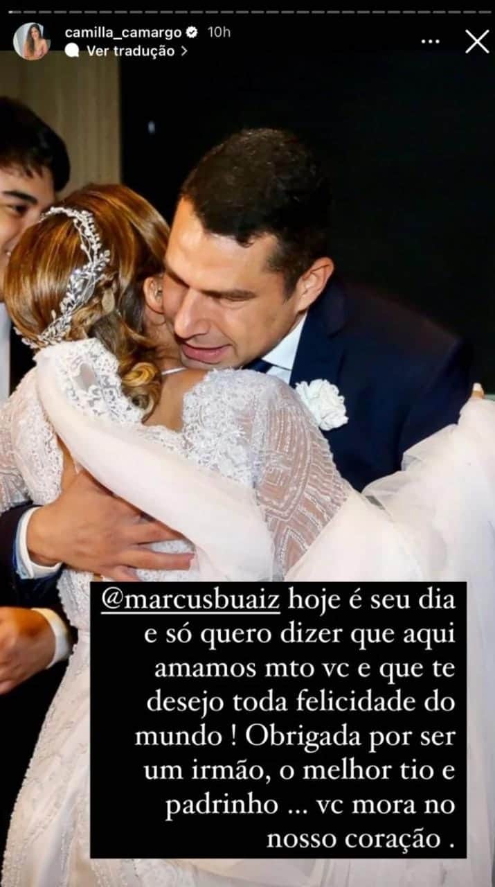 Camila Camargo também se declarou ao empresário (Reprodução: Instagram) Camila Camargo também se declarou ao empresário (Reprodução: Instagram)