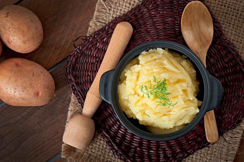 Delicioso purê de batatas. Foto: Reprodução/Freepik Delicioso purê de batatas. Foto: Reprodução/Freepik