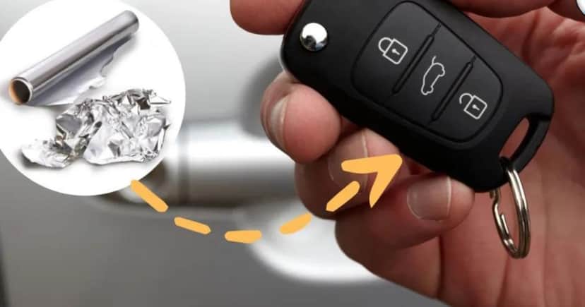 Chave do carro no alumínio pode salvar sua vida Chave do carro no alumínio pode salvar sua vida