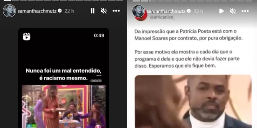 A atriz não poupou as palavras para falar sobre a briga envolvendo os apresentadores (Reprodução: Instagram) A atriz não poupou as palavras para falar sobre a briga envolvendo os apresentadores (Reprodução: Instagram)