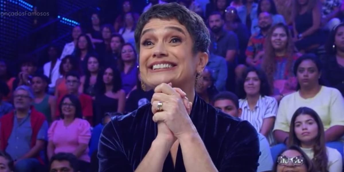 Sandra Annenberg no Domingão com Huck (Foto: Reprodução) Sandra Annenberg no Domingão com Huck (Foto: Reprodução)