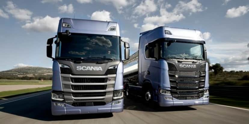 Caminhões da Scania - Foto: Reprodução/Internet Caminhões da Scania - Foto: Reprodução/Internet