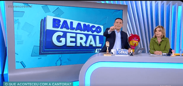 Reinaldo Gotttino e Keila Jimenez no "Balanço geral" da Record (Foto Reprodução/PlayPlus) Reinaldo Gotttino e Keila Jimenez no "Balanço geral" da Record (Foto Reprodução/PlayPlus)