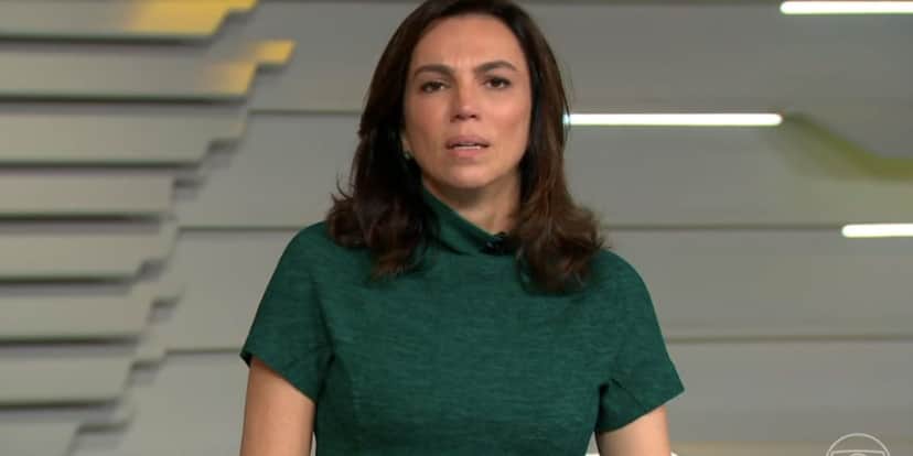 Ana Paula Araújo no Bom Dia Brasil (Foto: Reprodução / Globo) Ana Paula Araújo no Bom Dia Brasil (Foto: Reprodução / Globo)