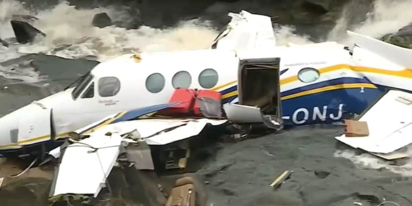 Queda de avião de Marília Mendonça (Foto: Reprodução / Bom Dia Brasil da Globo) Queda de avião de Marília Mendonça (Foto: Reprodução / Bom Dia Brasil da Globo)