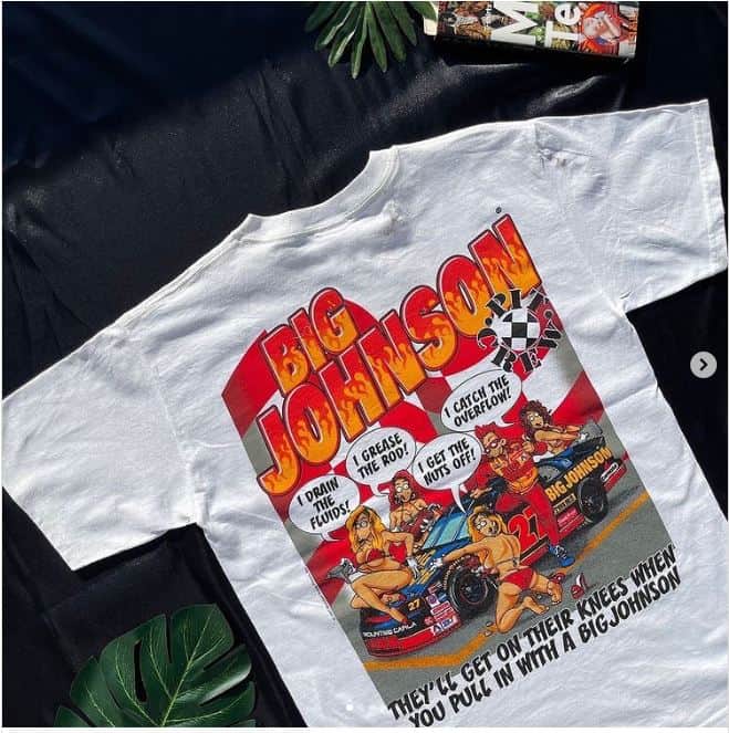 Camisa da marca de roupa, Big Johnson - Foto Reprodução Instagram Camisa da marca de roupa, Big Johnson - Foto Reprodução Instagram