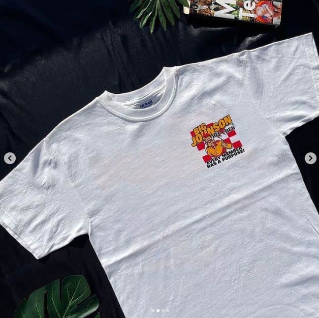 Camisa da marca de roupa, Big Johnson - Foto Reprodução Instagram Camisa da marca de roupa, Big Johnson - Foto Reprodução Instagram
