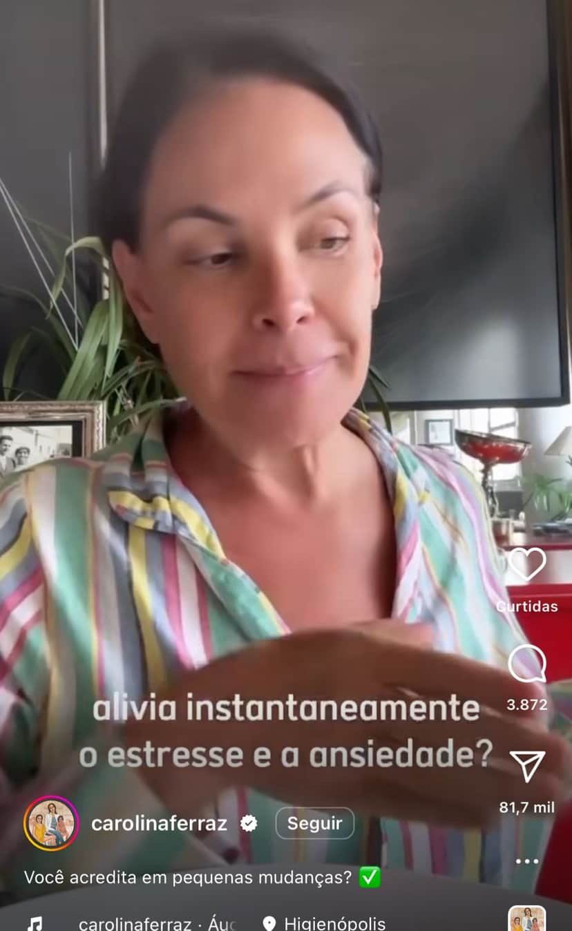 Carolina Ferraz dá ótima dica - Foto Reprodução Instagram Carolina Ferraz dá ótima dica - Foto Reprodução Instagram