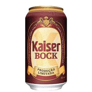 Cerveja extinta, a kaiser bock lata 350 ml - Foto Reprodução Internet Cerveja extinta, a kaiser bock lata 350 ml - Foto Reprodução Internet