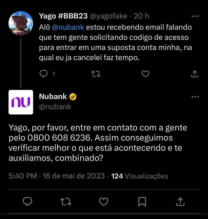 Clientes do Nubank estão enfurecidos com situação nesta quarta-feira (17) - Foto Reprodução Twitter Clientes do Nubank estão enfurecidos com situação nesta quarta-feira (17) - Foto Reprodução Twitter