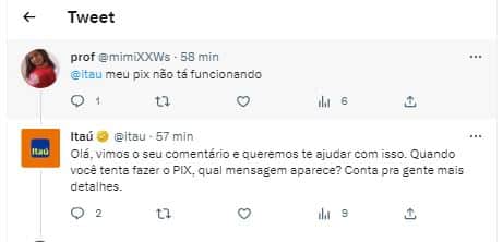 Clientes do banco reclamam de situação - Foto Reprodução twitter Clientes do banco reclamam de situação - Foto Reprodução twitter
