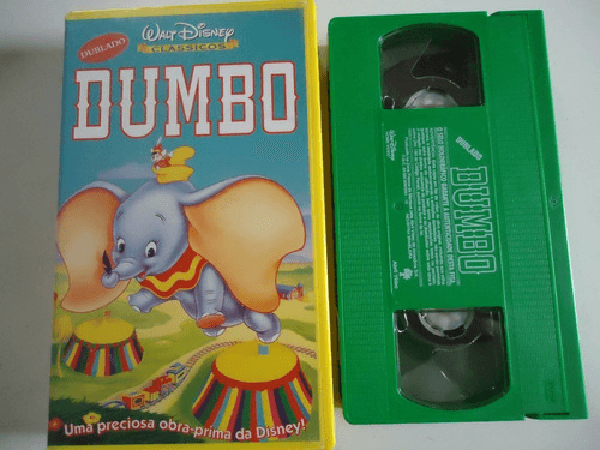 Fita VHS do Dumbo (Foto: Reprodução/ Internet) Fita VHS do Dumbo (Foto: Reprodução/ Internet)