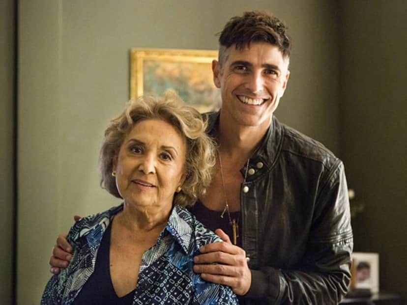 Fábia (Eva Wilma) e Anthony (Reynaldo Gianecchini) de Verdades Secretas - Foto Reprodução Globo Fábia (Eva Wilma) e Anthony (Reynaldo Gianecchini) de Verdades Secretas - Foto Reprodução Globo