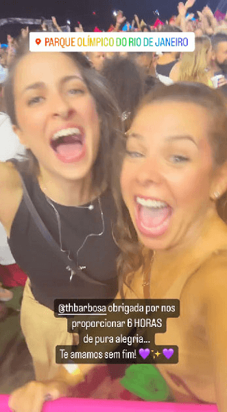 Fernanda Souza e Eduardo Porto curtindo show do Thiaguinho (Foto: Reprodução/ Instagram) Fernanda Souza e Eduardo Porto curtindo show do Thiaguinho (Foto: Reprodução/ Instagram)