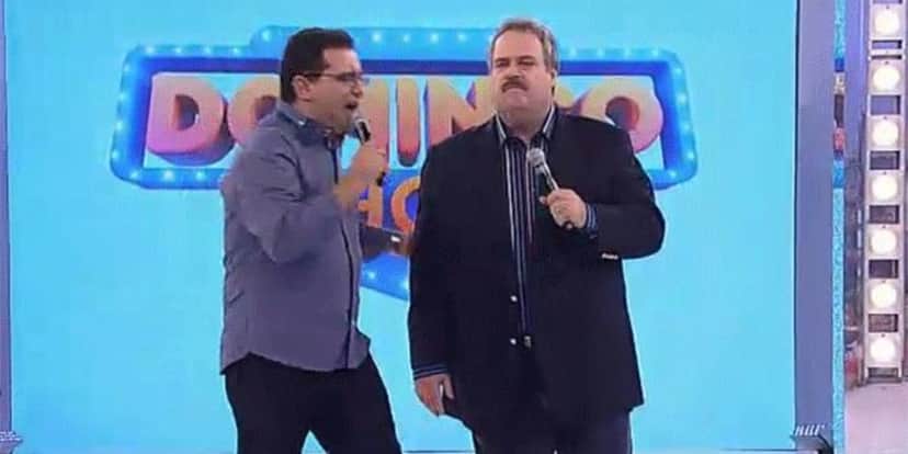 Gilberto Barros com Geraldo Luís - Foto Reprodução RecordTV Gilberto Barros com Geraldo Luís - Foto Reprodução RecordTV