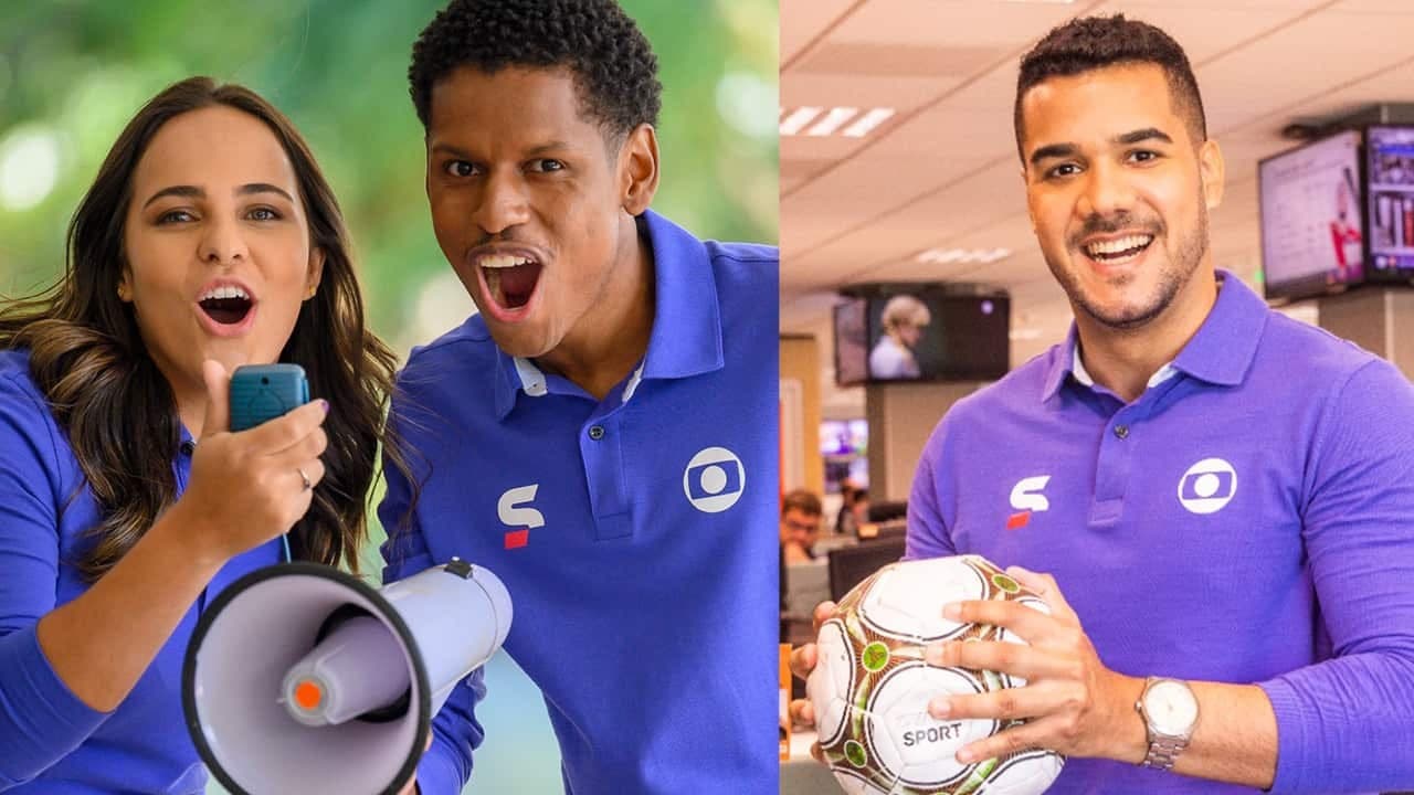 Isabelly Morais, André Felipe e Dênis Medeiros são anunciados oficialmente pela Globo - Foto Reprodução TVGlobo Isabelly Morais, André Felipe e Dênis Medeiros são anunciados oficialmente pela Globo - Foto Reprodução TVGlobo