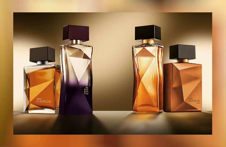 Linha de perfumes Essencial - Foto Reprodução Internet Linha de perfumes Essencial - Foto Reprodução Internet