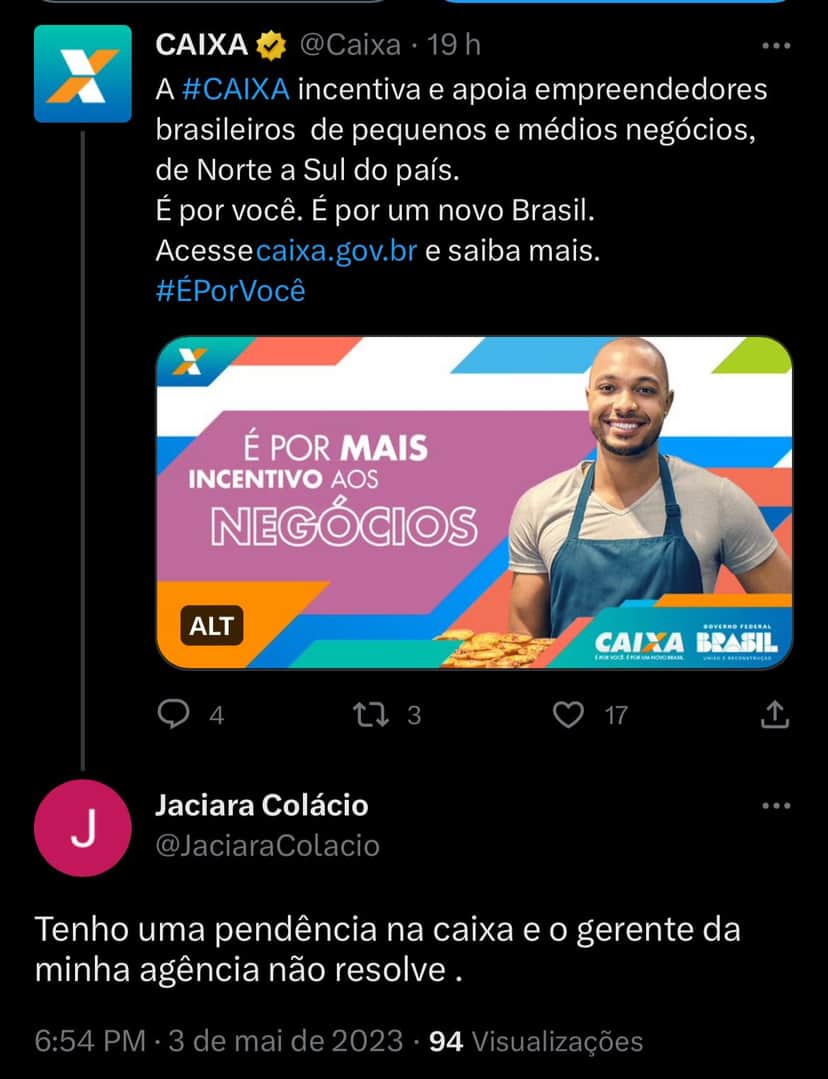 Situação da Caixa revolta clientes nesta quinta-feira, 4 - Foto - Foto Reprodução Twitter Situação da Caixa revolta clientes nesta quinta-feira, 4 - Foto - Foto Reprodução Twitter