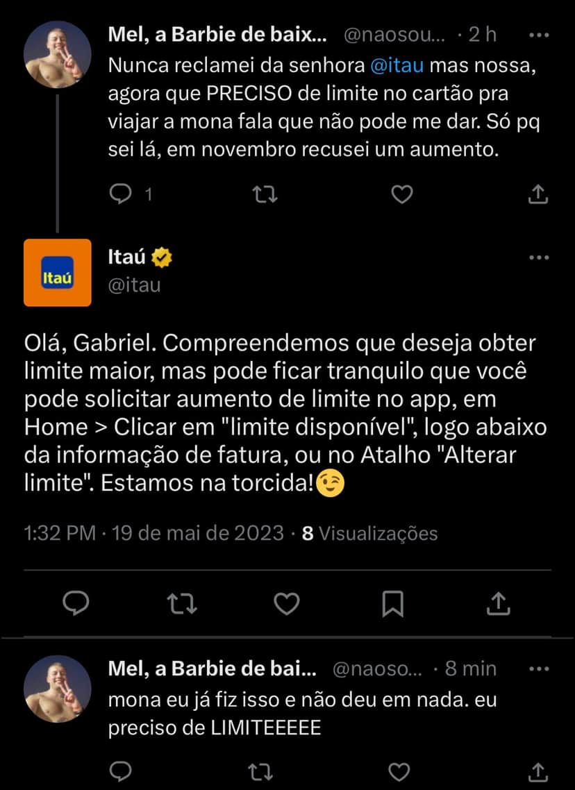 Situação do Itaú enfurece clientes HOJE (19) e você precisa saber - Foto Reprodução Twitter Situação do Itaú enfurece clientes HOJE (19) e você precisa saber - Foto Reprodução Twitter