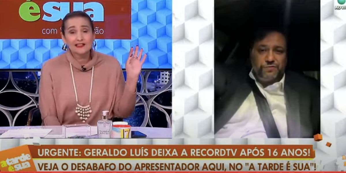 Sonia Abrão no A Tarde é Sua e Geraldo Luis (Foto: Reprodução / RedeTV!) Sonia Abrão no A Tarde é Sua e Geraldo Luis (Foto: Reprodução / RedeTV!)