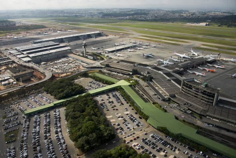 O Aeroporto de Guarulhos é o maior do Brasil (Reprodução: Internet) O Aeroporto de Guarulhos é o maior do Brasil (Reprodução: Internet)