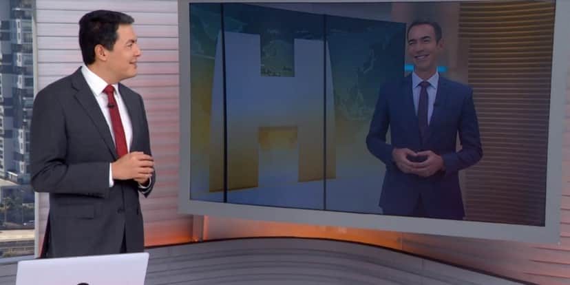 Alan Severiano substituirá César Tralli no "Jornal Hoje" (Foto: Reprodução/TV Globo) Alan Severiano substituirá César Tralli no "Jornal Hoje" (Foto: Reprodução/TV Globo)