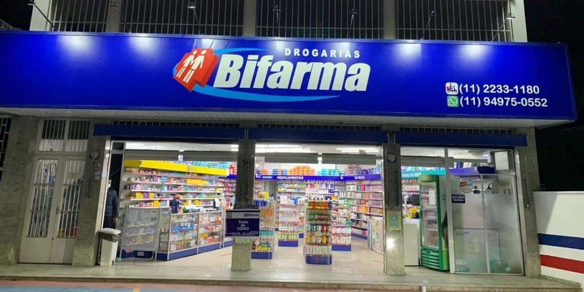 Bifarma contava com 250 lojas espalhados por São Paulo e Minas Gerais (Reprodução: Internet) Bifarma contava com 250 lojas espalhados por São Paulo e Minas Gerais (Reprodução: Internet)