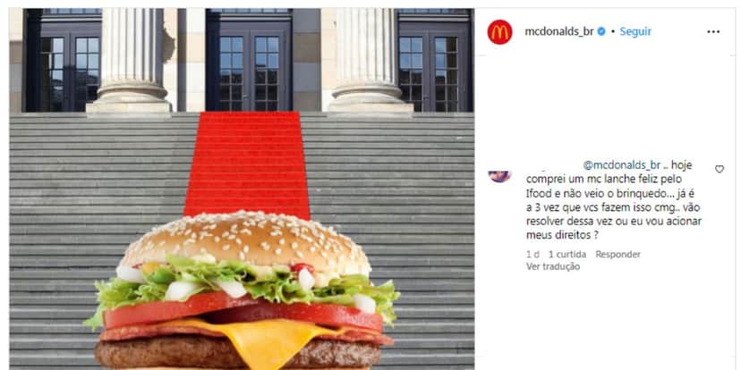 Clientes estão reclamando dos serviços do McDonald's (Reprodução - Instagram) Clientes estão reclamando dos serviços do McDonald's (Reprodução - Instagram)