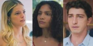 Graça, Aline e Daniel em cenas de Terra e Paixão (Foto: Reprodução / Globo / Montagem TV Foco) Graça, Aline e Daniel em cenas de Terra e Paixão (Foto: Reprodução / Globo / Montagem TV Foco)
