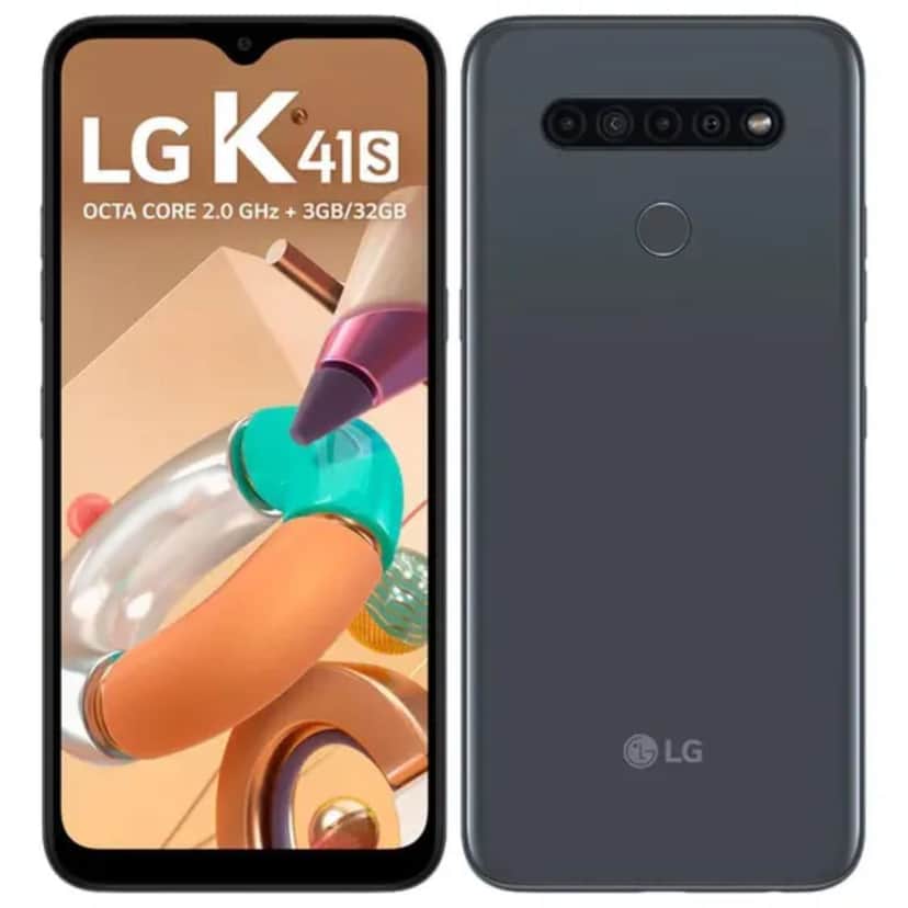 Smartphone LG K41 (Reprodução - Internet) Smartphone LG K41 (Reprodução - Internet)