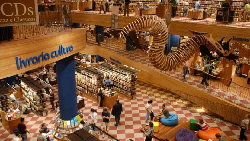 A Livraria Cultura é um local onde os clientes passavam muito tempo (Reprodução: Montagem TV Foco) A Livraria Cultura é um local onde os clientes passavam muito tempo (Reprodução: Montagem TV Foco)