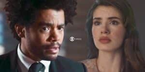 Orlando (Diogo Almeida) e Marê (Camila Queiroz) em cenas de Amor Perfeito (Foto: Reprodução / Globo / Montagem TV Foco) Orlando (Diogo Almeida) e Marê (Camila Queiroz) em cenas de Amor Perfeito (Foto: Reprodução / Globo / Montagem TV Foco)