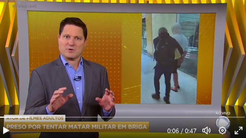 Âncora da Record no Fala Brasil - Foto Reprodução Record Âncora da Record no Fala Brasil - Foto Reprodução Record