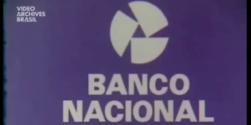 Banco Nacional patrocinou o Jornal Nacional na década de 1970 (Reprodução: youtube) Banco Nacional patrocinou o Jornal Nacional na década de 1970 (Reprodução: youtube)
