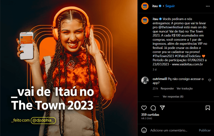 Comunicado do Itaú. Foto: Reprodução/Internet Comunicado do Itaú. Foto: Reprodução/Internet