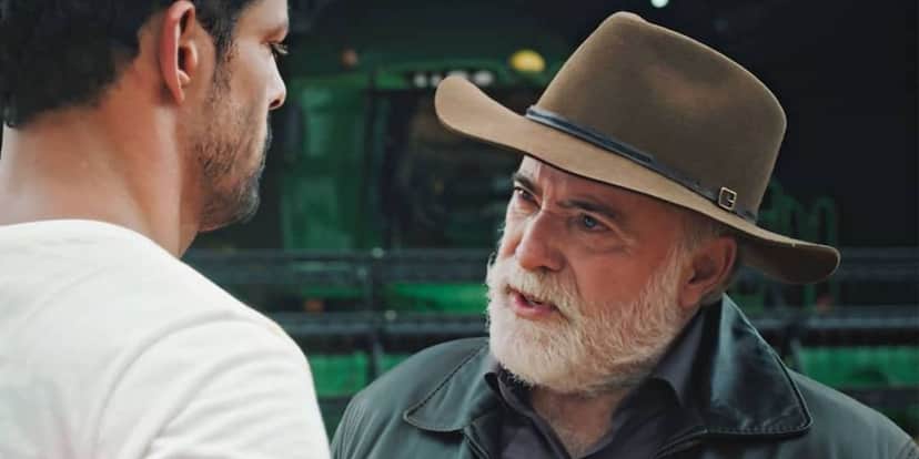 Cauã Reymond é o Caio e Tony Ramos é o Antônio em Terra e Paixão - Foto Globo Cauã Reymond é o Caio e Tony Ramos é o Antônio em Terra e Paixão - Foto Globo