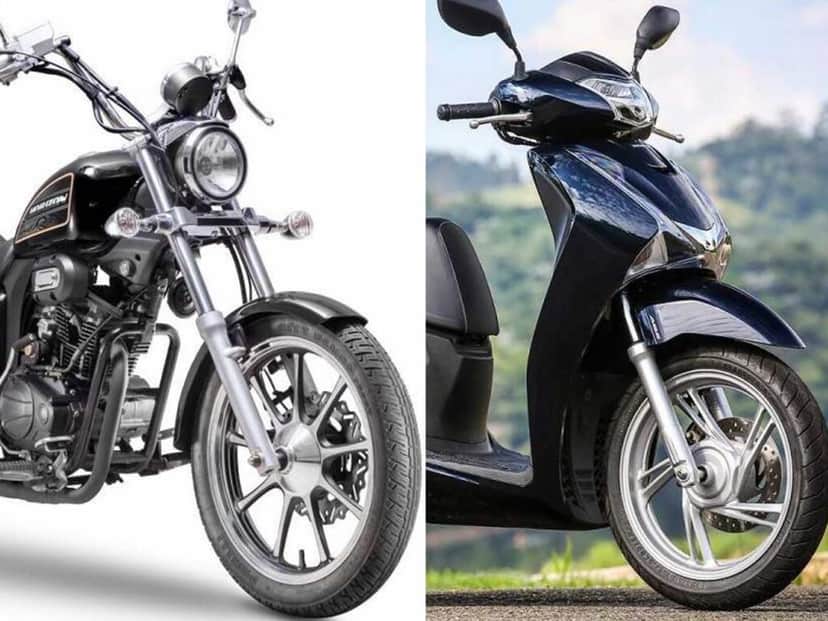 Dafra Horizon 150 e Honda SH 150 - Foto Reprodução Internet Dafra Horizon 150 e Honda SH 150 - Foto Reprodução Internet