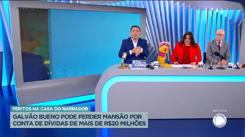Reinaldo Gottino, Fabíola Reipert e Renato Lombardi durante 'A Hora da Venenosa' (Foto: Reprodução/ Internet) Reinaldo Gottino, Fabíola Reipert e Renato Lombardi durante 'A Hora da Venenosa' (Foto: Reprodução/ Internet)