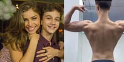 Irreconhecível, astro mirim filho de Grazi Massafera em novelas acaba de expor corpo musculoso e choca