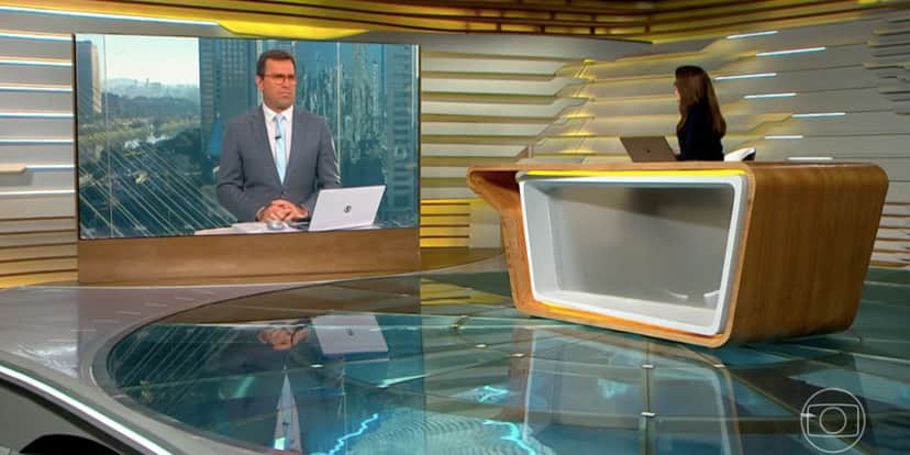 Rodrigo Bocardi e Ana Luiza Guimarães no Bom Dia Brasil (Foto: Reprodução / Globo) Rodrigo Bocardi e Ana Luiza Guimarães no Bom Dia Brasil (Foto: Reprodução / Globo)