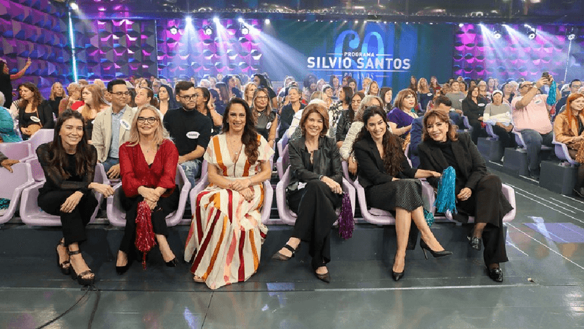 Filhas de Silvio Santos no programa (Foto: Reprodução/ Internet) Filhas de Silvio Santos no programa (Foto: Reprodução/ Internet)