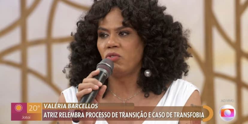 Valéria Barcellos no Encontro (Foto: Reprodução / Globo) Valéria Barcellos no Encontro (Foto: Reprodução / Globo)