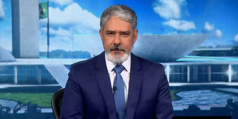 William Bonner no Jornal Nacional (Foto: Reprodução / Globo) William Bonner no Jornal Nacional (Foto: Reprodução / Globo)